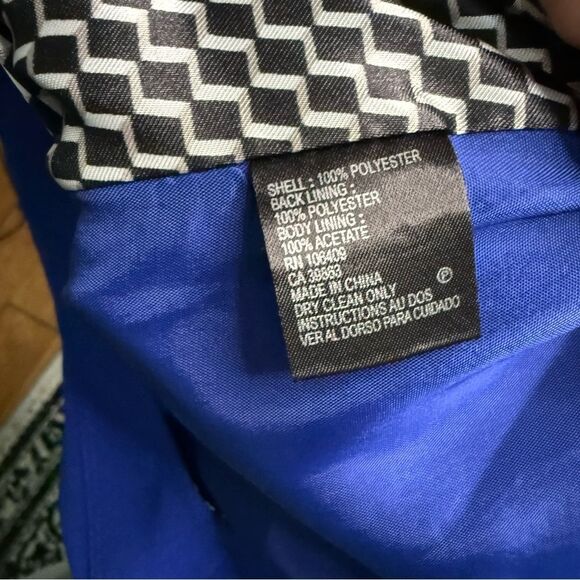 Tahari Royal Blue Midi Dress - Picture 10 of 10